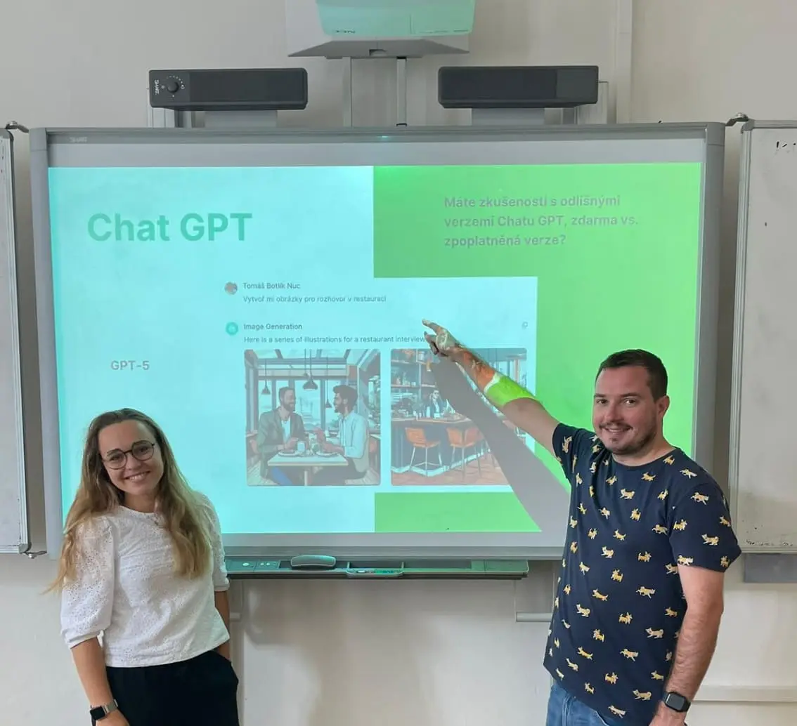 Tým Flow4Teaching na školení