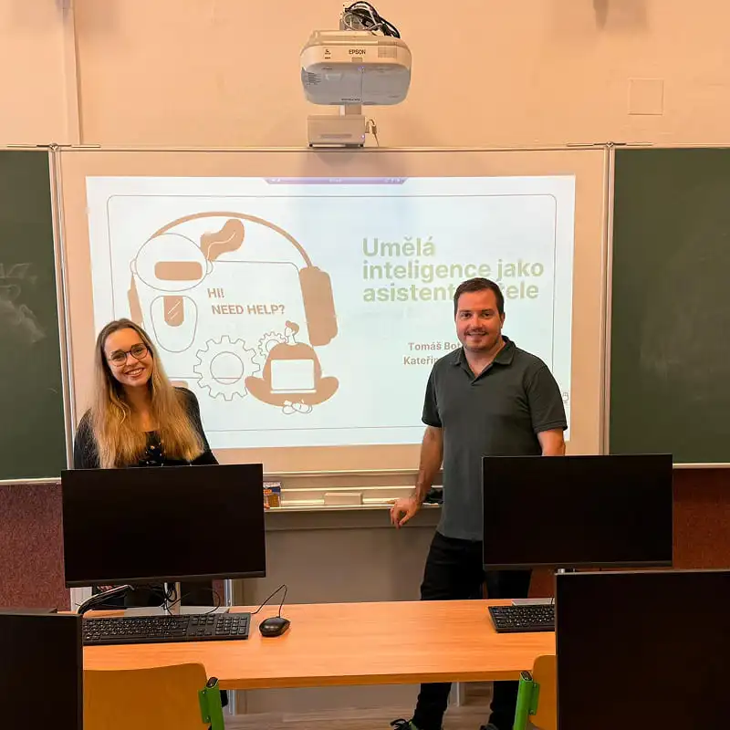 Workshop Flow4Teaching – lektoři při prezentaci